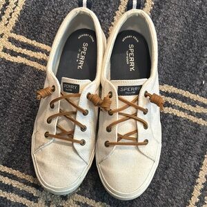 Sperry Women’s White Canvas Shoes